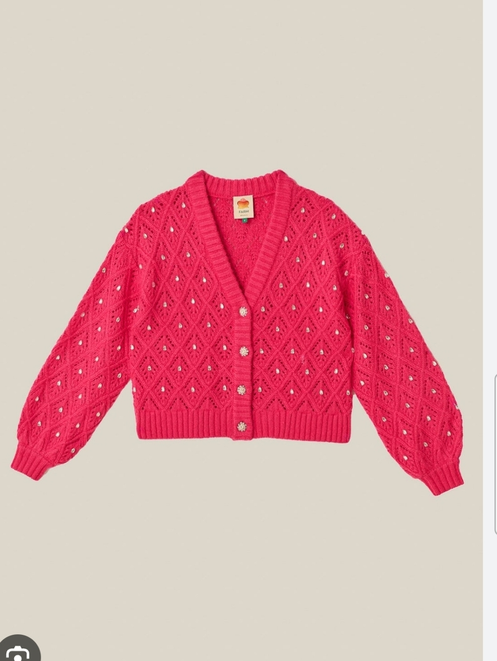 NWOT Farm Rio Cardigan - Picture 3 of 9